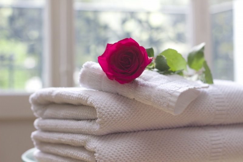 chambre-hote-MONTMEYAN-min_towel_rose_clean_care_salon_spa_white_bath-731641